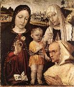BORGOGNONE, Ambrogio Madonna and Child, St Catherine and the Blessed Stefano Maconi fgtr oil painting reproduction